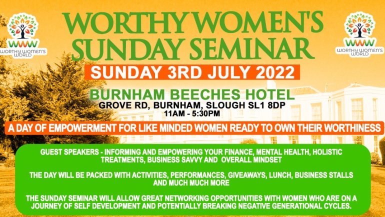 Worthy Women’s Sunday Seminar